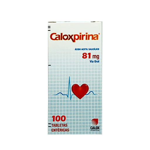 Caloxpirina 81mg X 100 Tab Rec Calox